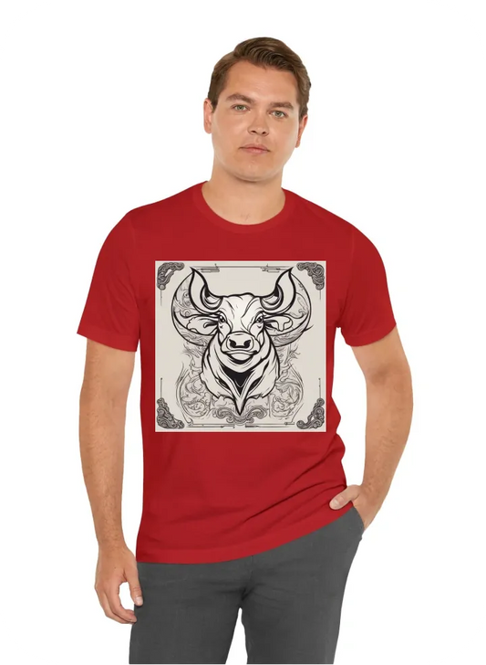 I want a shirt with a cartoon logo of an outline of an egg and inside is a bulls head combine into one and caption says eggbull