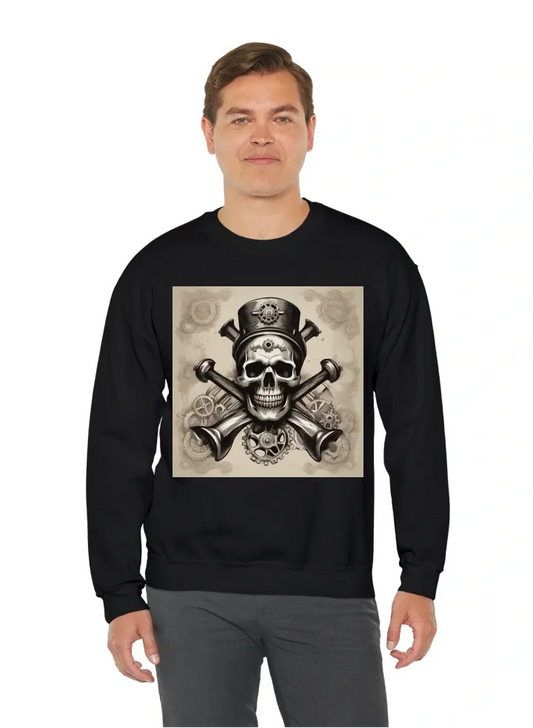 I want T-Shirt with:skull with gears insde of a spade symbol