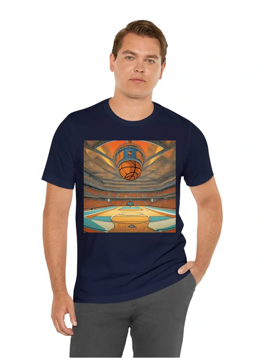 Basketball court art deco