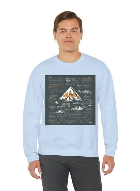 Front of the T-shirt:  At the center:  JAY-ARE IGEM (Journeying Above Yonder)  Below this in a smaller font:  Adventurous Resilient Explorers In Grasp of Every Mountain  Back of the T-shirt:  A minimalist outline of a mountain range at the top.  Below the