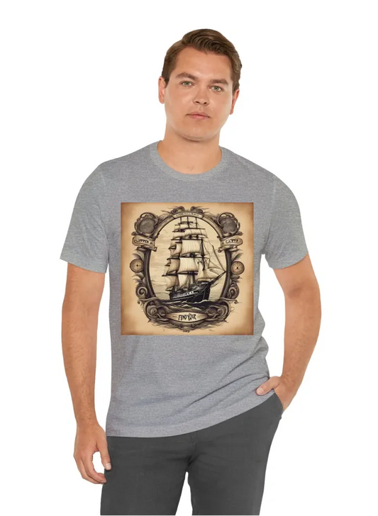 I want a t shirt with find your way and a clipper ship