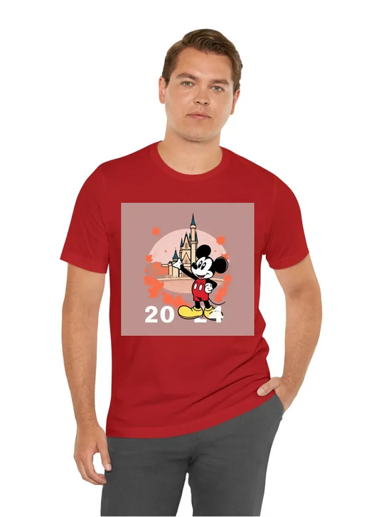 I want tshirt design for Students going on Disney Cohort Fall 2024 with college name - Lone Star college University park and mickey mouse