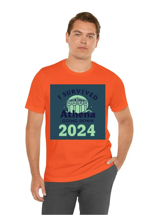 Design a shirt that says “I survived Athena going down 2024”