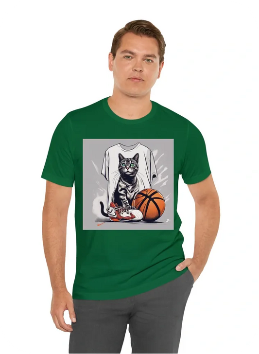 Je veux Tshirt avec un chat qui porte des basket Nike