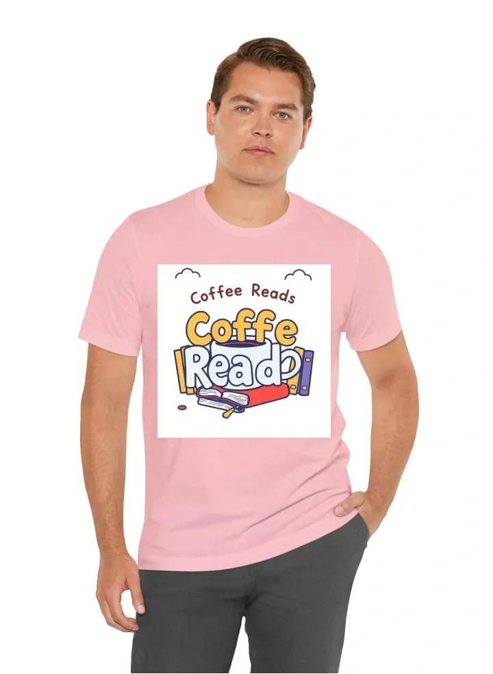 A child oriented design entitled "Coffee Reads" include big lettering and books