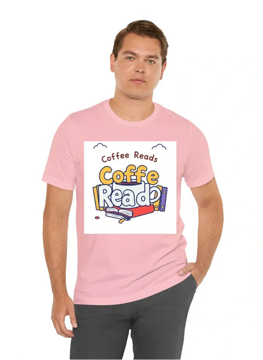 A child oriented design entitled "Coffee Reads" include big lettering and books