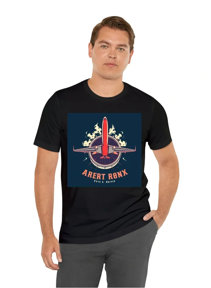 I want a shirt with airplane engine parts/ airplane flying across it