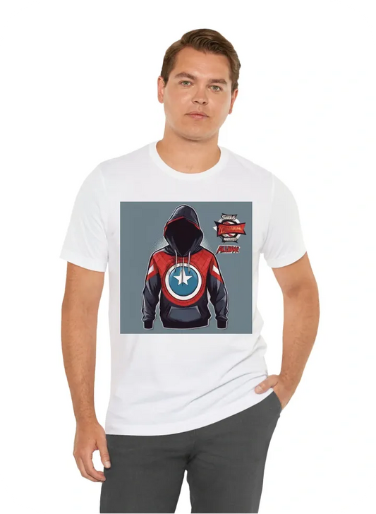 Hoodie with superhero logo and classy design