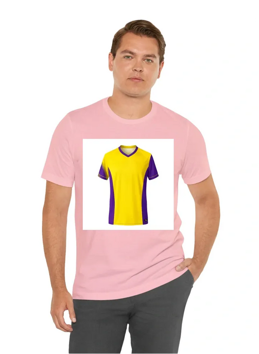 I jersey with yellow and violet color