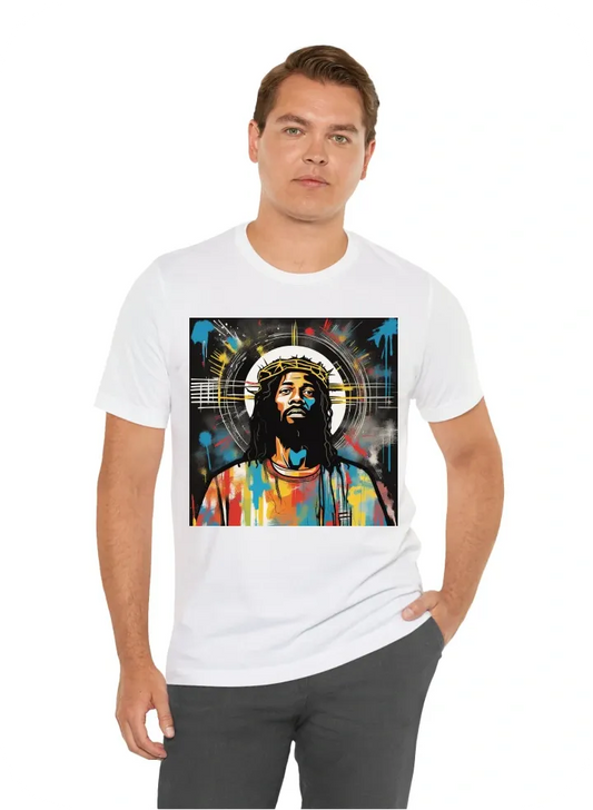 Illustration designs with jesus picture silhoute high quality image