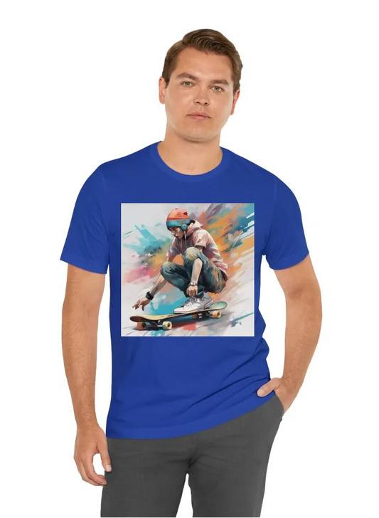Impressionist Painters as Modern Skaters: Famous impressionist artists depicted as contemporary skateboarders