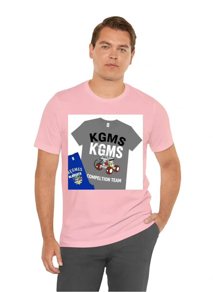 I want a shirt that says KGMS Robotics Competition Team with a Lego Spike Robot