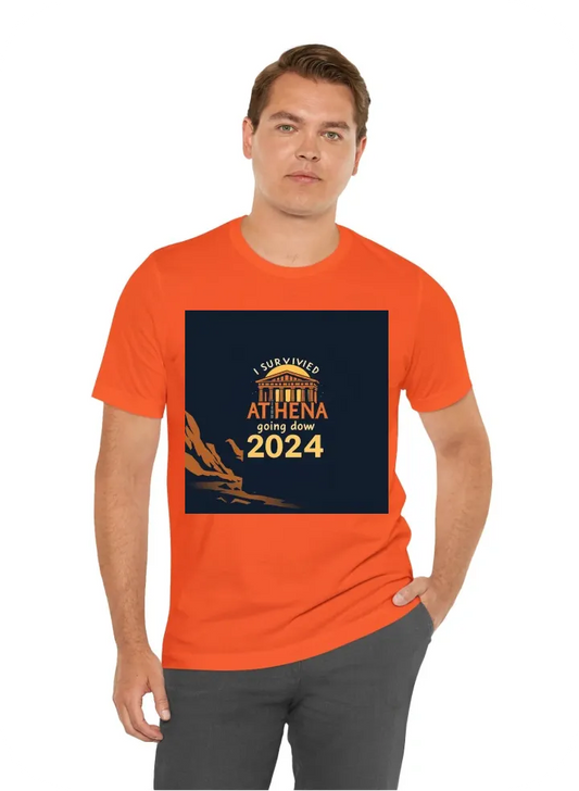 Design a shirt that says “I survived Athena going down 2024”