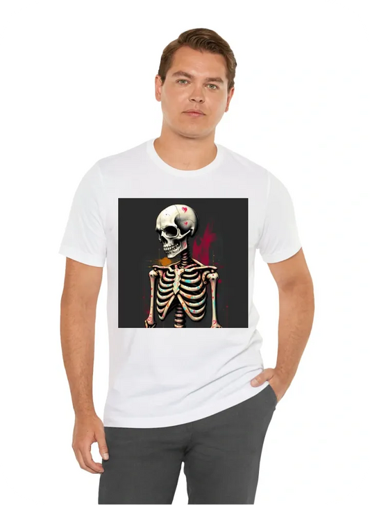 I want T-Shirt with: with a skeleton graffiti artist