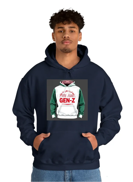 For hoodie design we need some good designs. Initially we wanted meaningful and creative designs with the words "We Are Gen-Z", "Power of Gen-Z" "BANGLADESH 2.0".