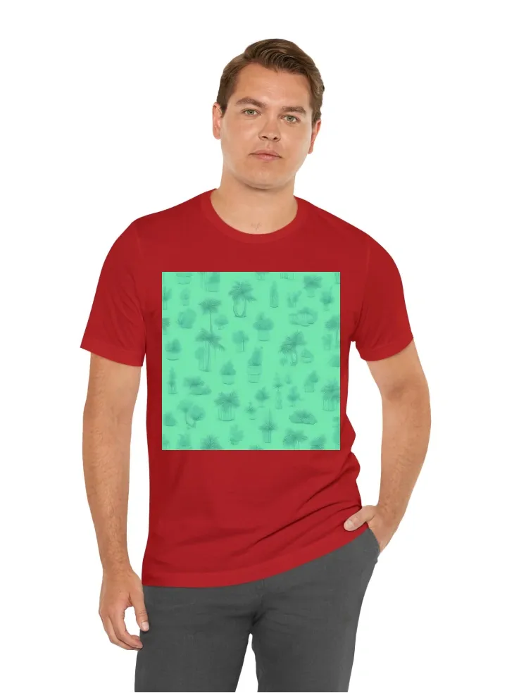 I want t-shirt with mint green blend with light blue in whole shirt