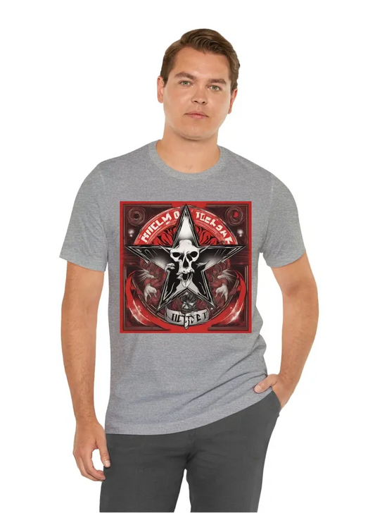 Gimme on the front with a hellstar records influced design