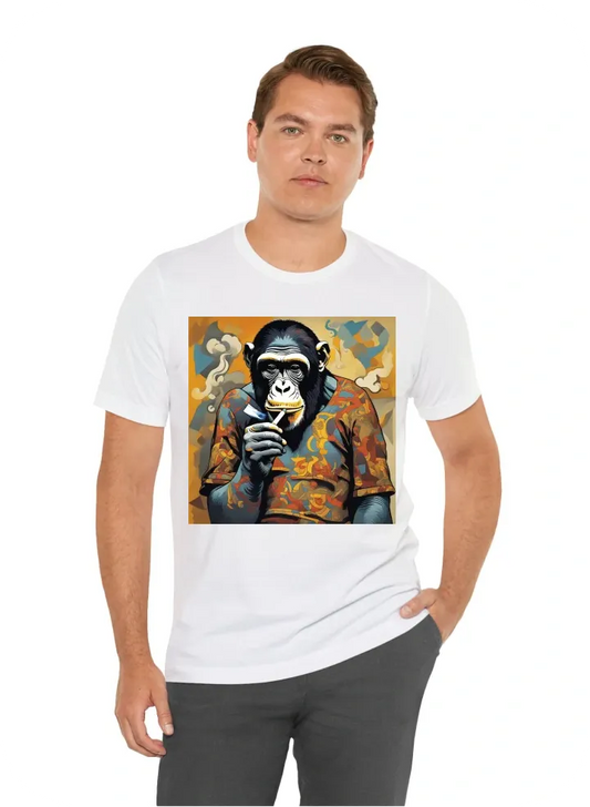 I want a T- shirt with an ape smoking