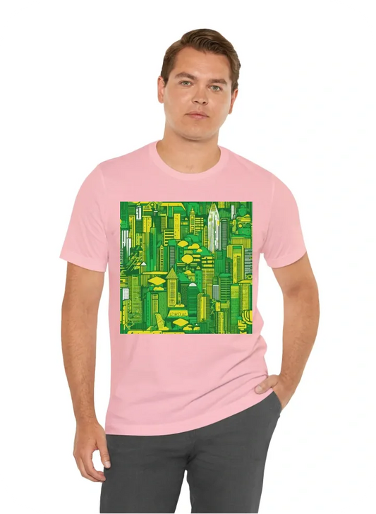 Sure, here’s a detailed prompt for generating this t-shirt design using an AI generator:  ---  **Prompt:**  Create a vibrant and dynamic t-shirt design for a youth content creators program based in Kenya. The design should incorporate the program's brandi