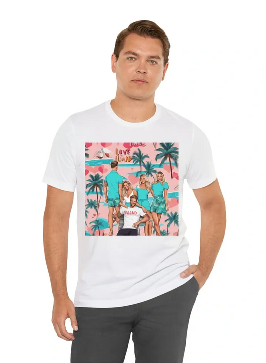 Shirt with love island theme