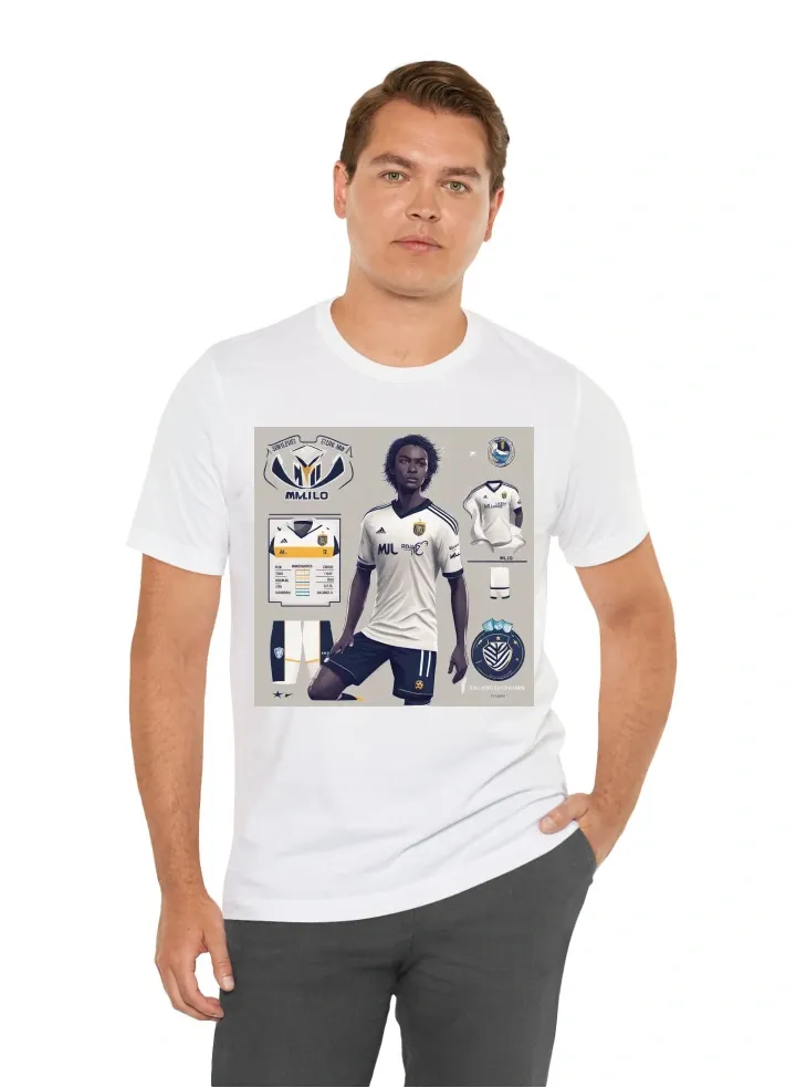 Soccer jersey with MLIO as the team name on the front and a AI or ML logo somewhere