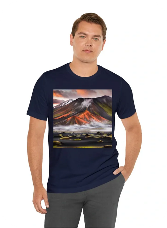 Icelandic volcano landscape