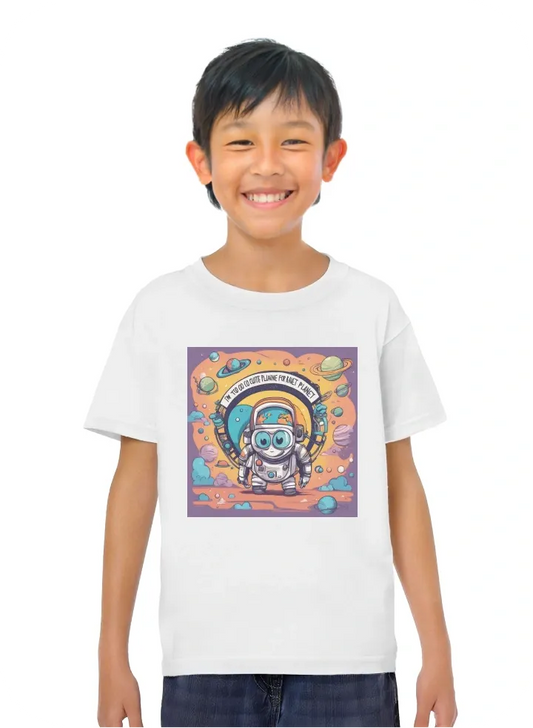 I want a kids t-shirt with the quote "I'm too cute for this planet"