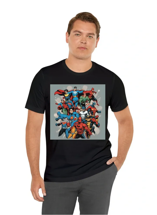 I want a t shirt with super heros