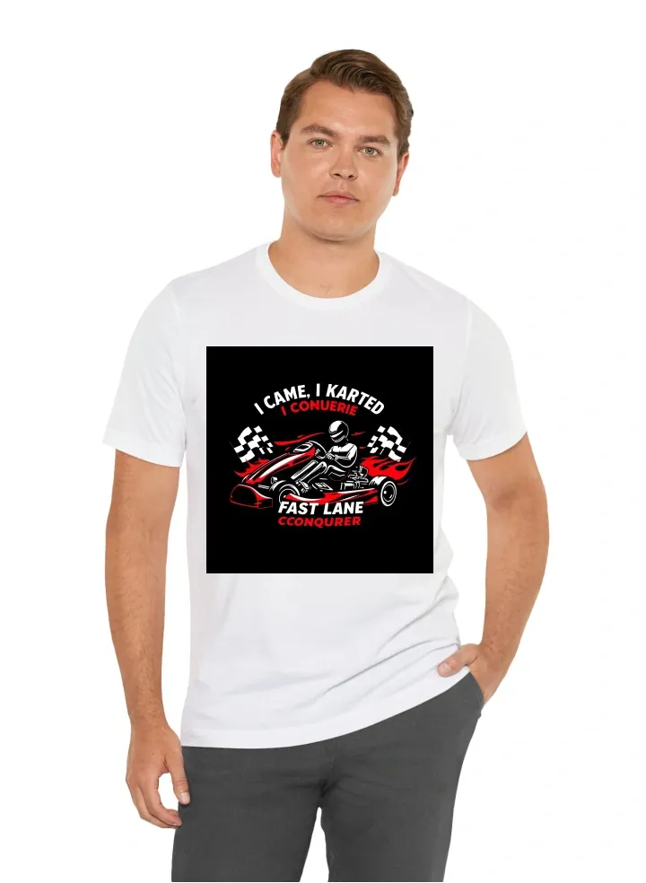 So many people posting AI generated images and the words dont even make sense!  Tshirts will be black, so black backgrounds on images  I’m looking for a talented graphic designer to create a series of custom t-shirt designs for my go-kart track, Fast Lane