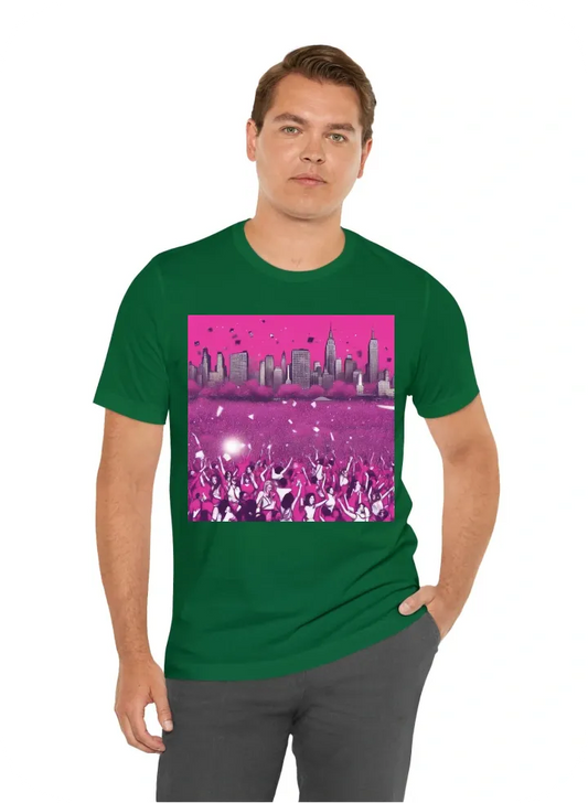 I want a shirt for my  music festival called pink sparkle festival that will take place in hudson square gardens in NYC