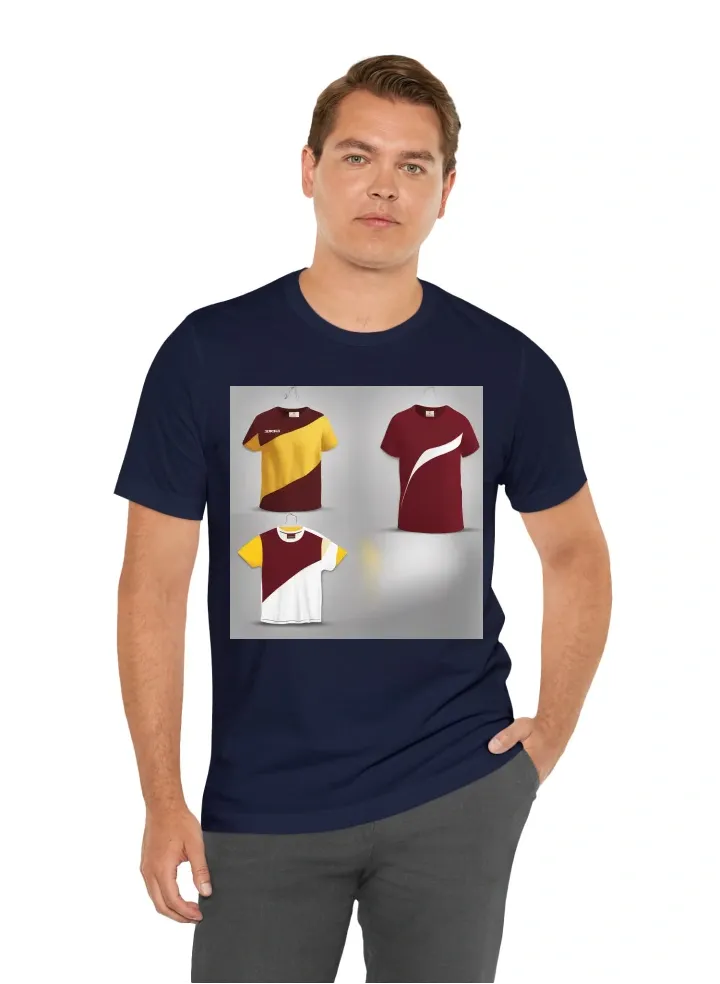 I WANT T SHIRT WITH MAIN WHITE AND SUB MAROON AND GOLDEN YELLOW PLAIN COLOUR