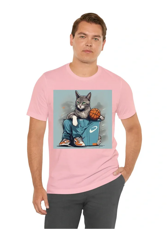 Je veux Tshirt avec un chat qui porte des basket Nike