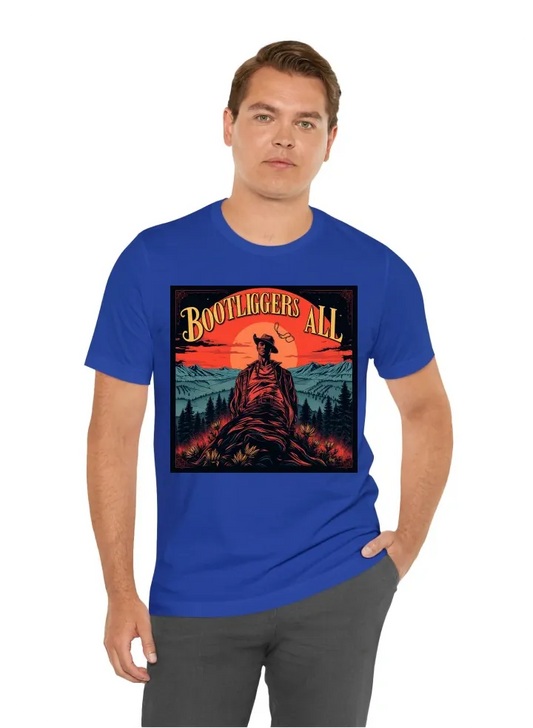 I want a t shirt design for a fundraiser  for the sheriffs posse  theme is bootleggers ball 1920s