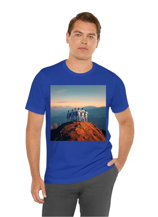 T-Shirt with: THE PLAYERS OF THE 1988 CHICAGO CUBS ON A MOUNTAIN IN THE MIDDLE OF NOWHERE