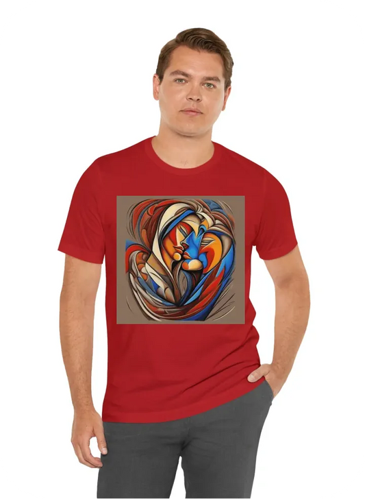 Unisex t-shirt that show to a couple, a husband or a wife that they make love tonight. A beautiful design with sweet heart that if they wear it they will understand what is going to happen that day