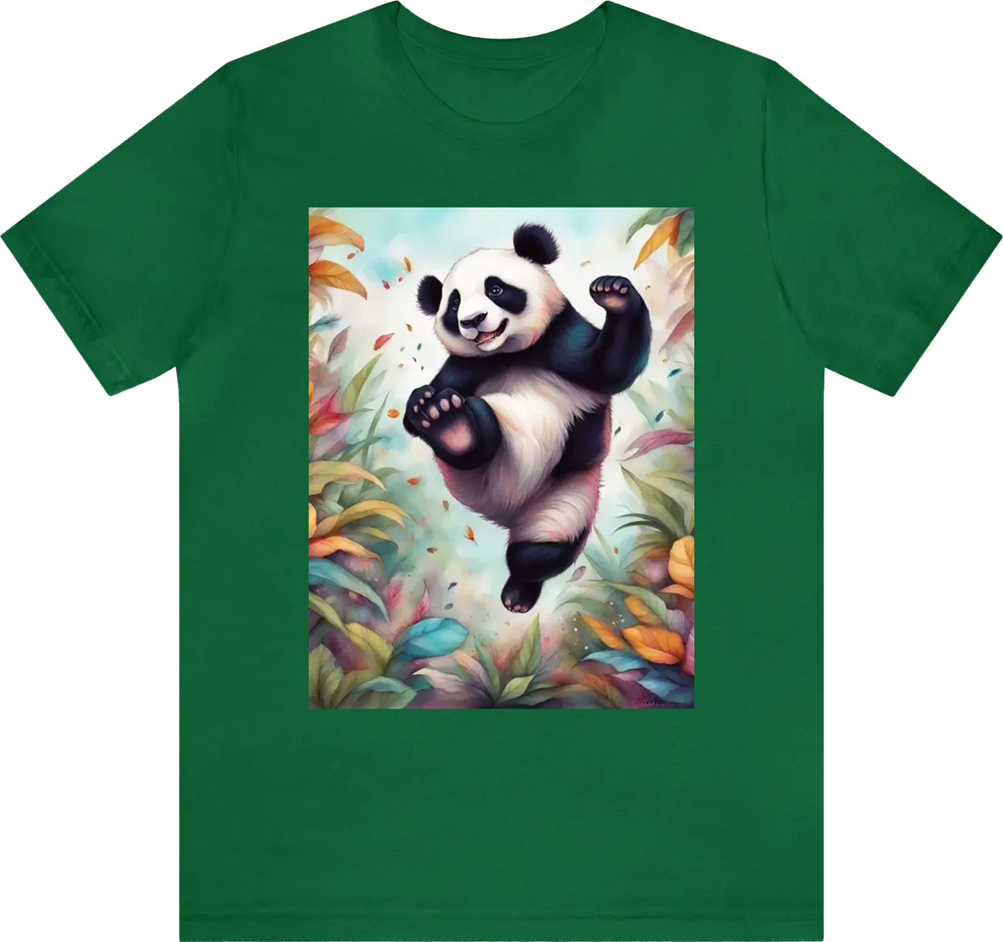 Panda jumping