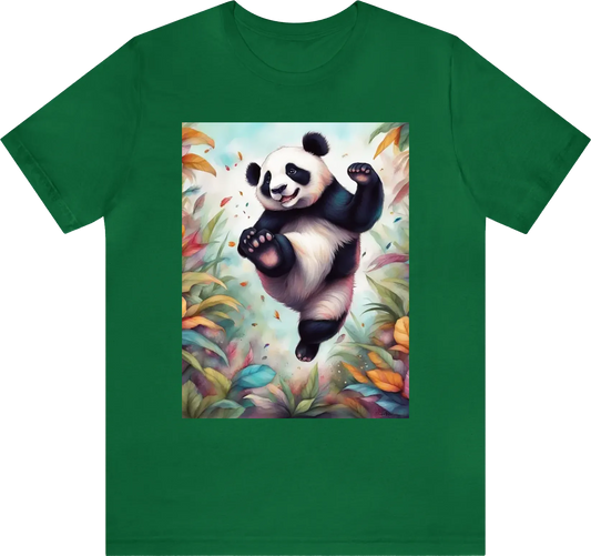 Panda jumping