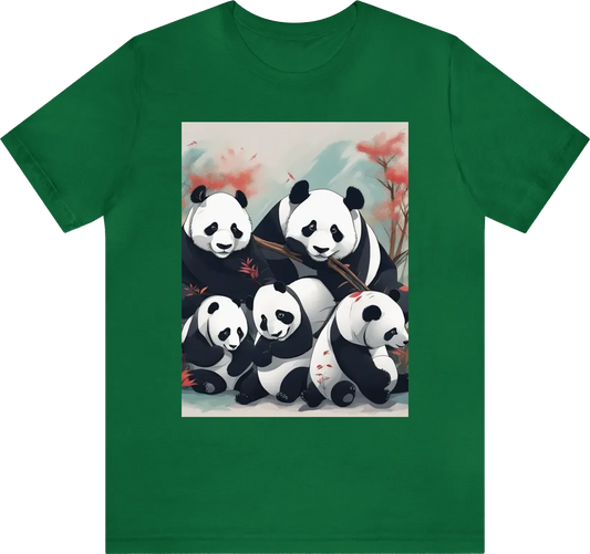 Family of pandas