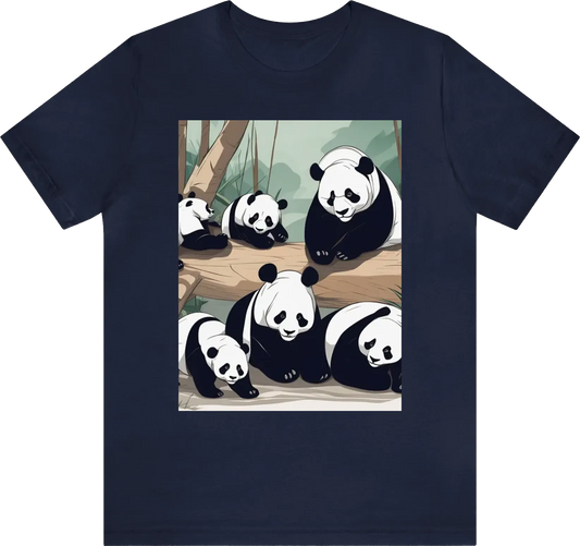 Family of pandas