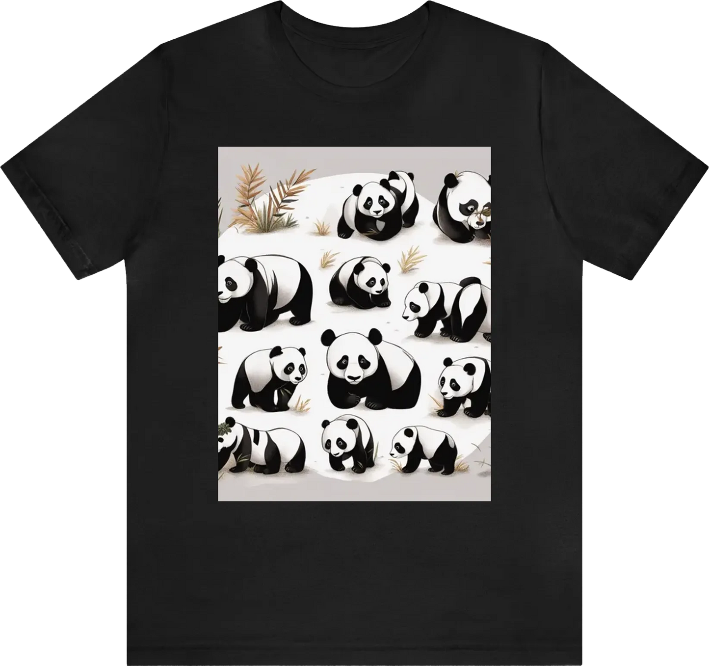 Family of pandas