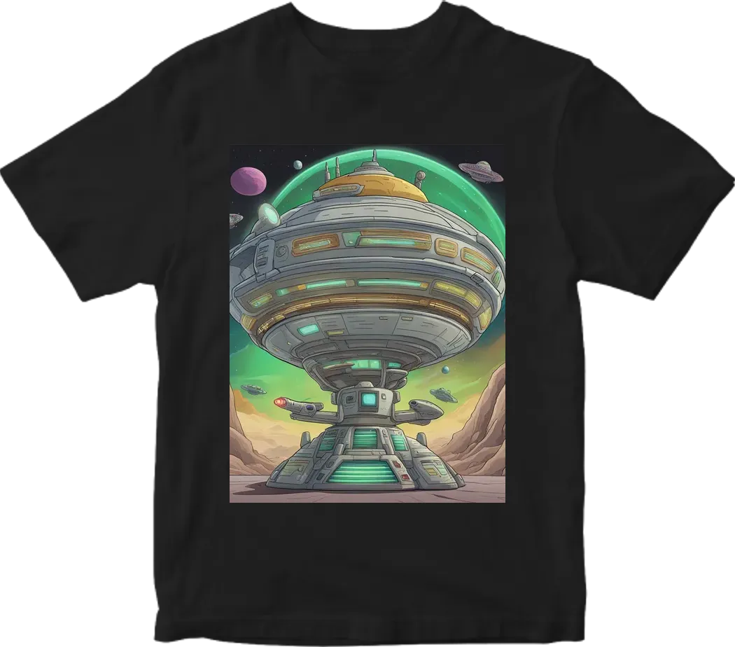 Rick and morty spaceship