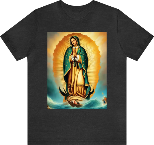 Virgen de guadalupe artwork, realistic