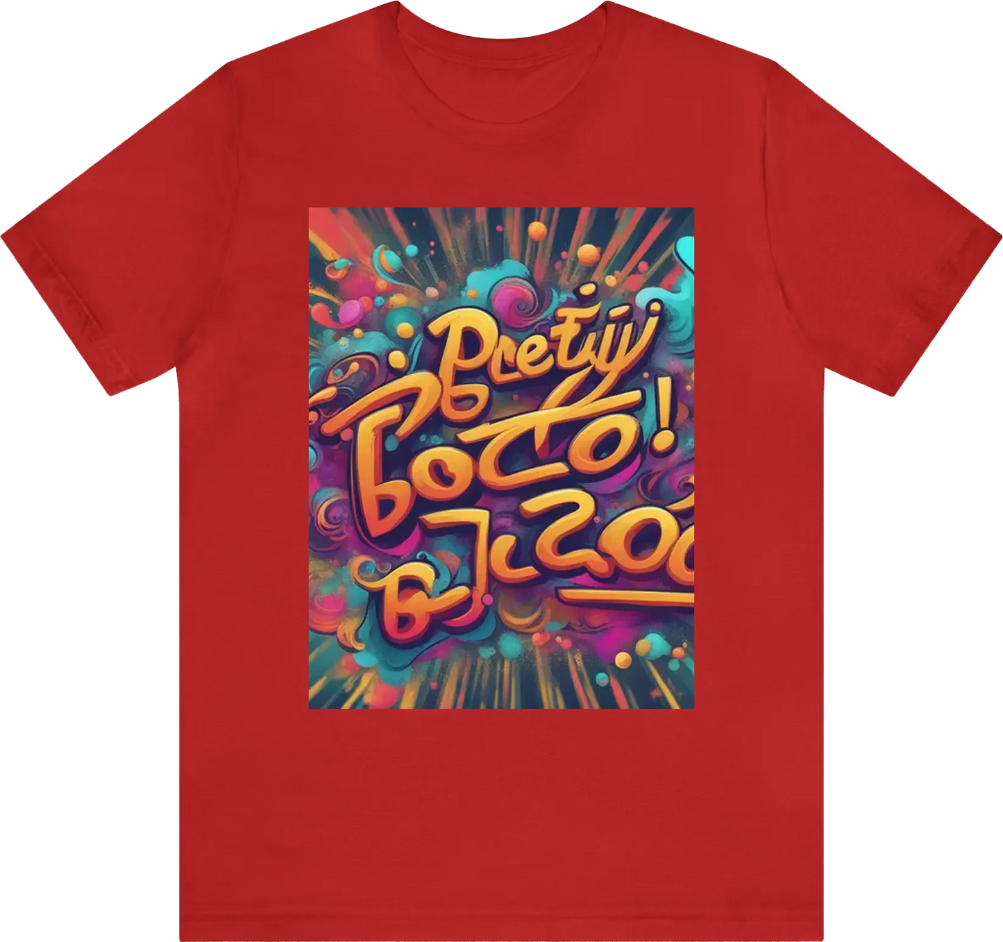 Text "pretty but loco" with cool text effects