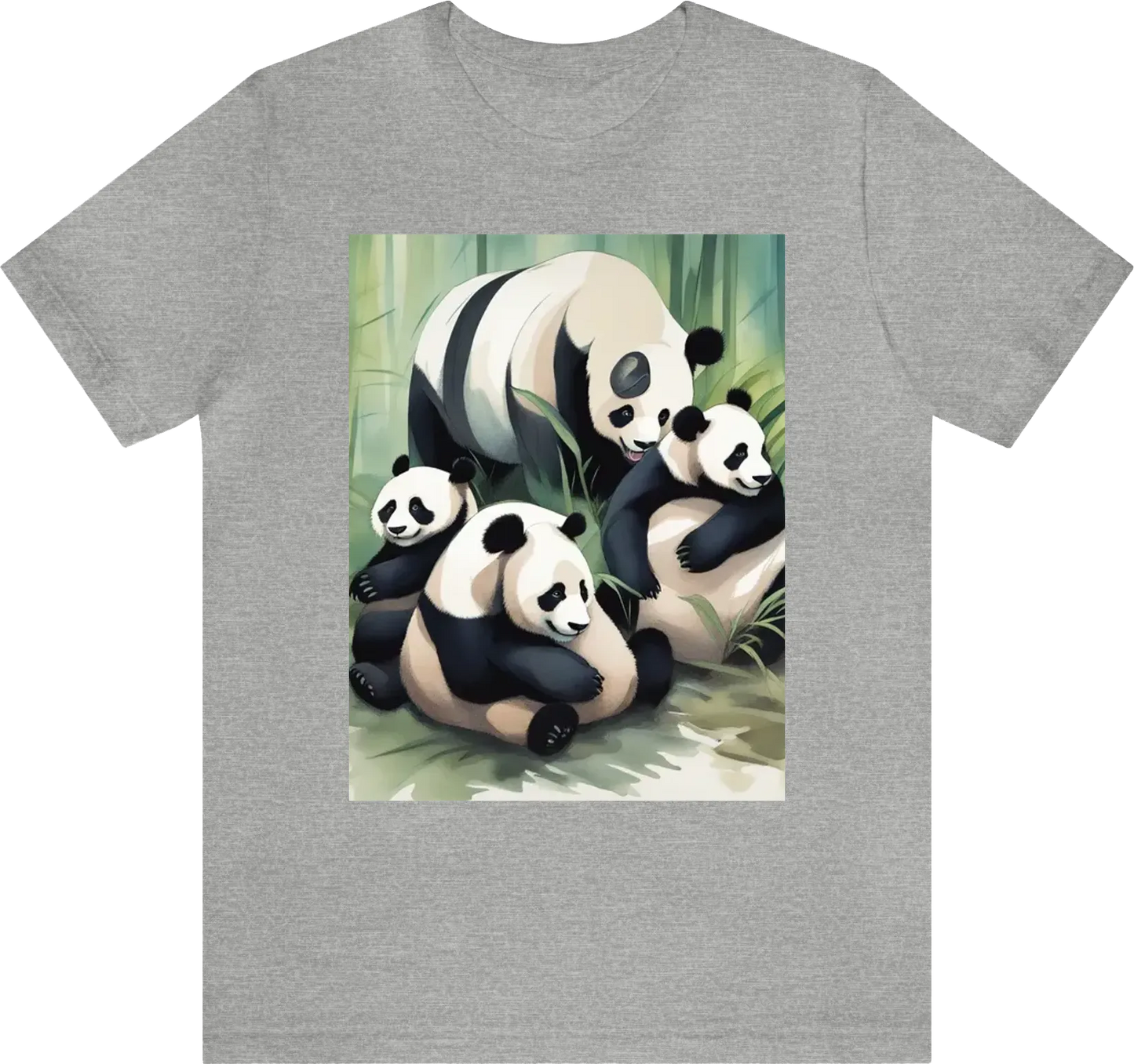 Family of pandas