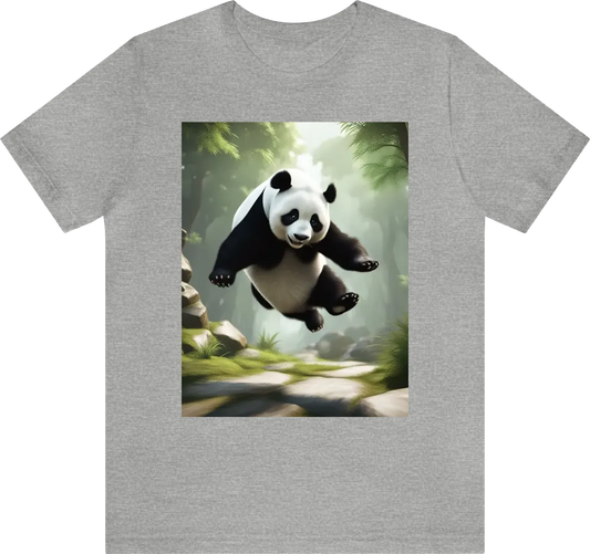 Panda jumping