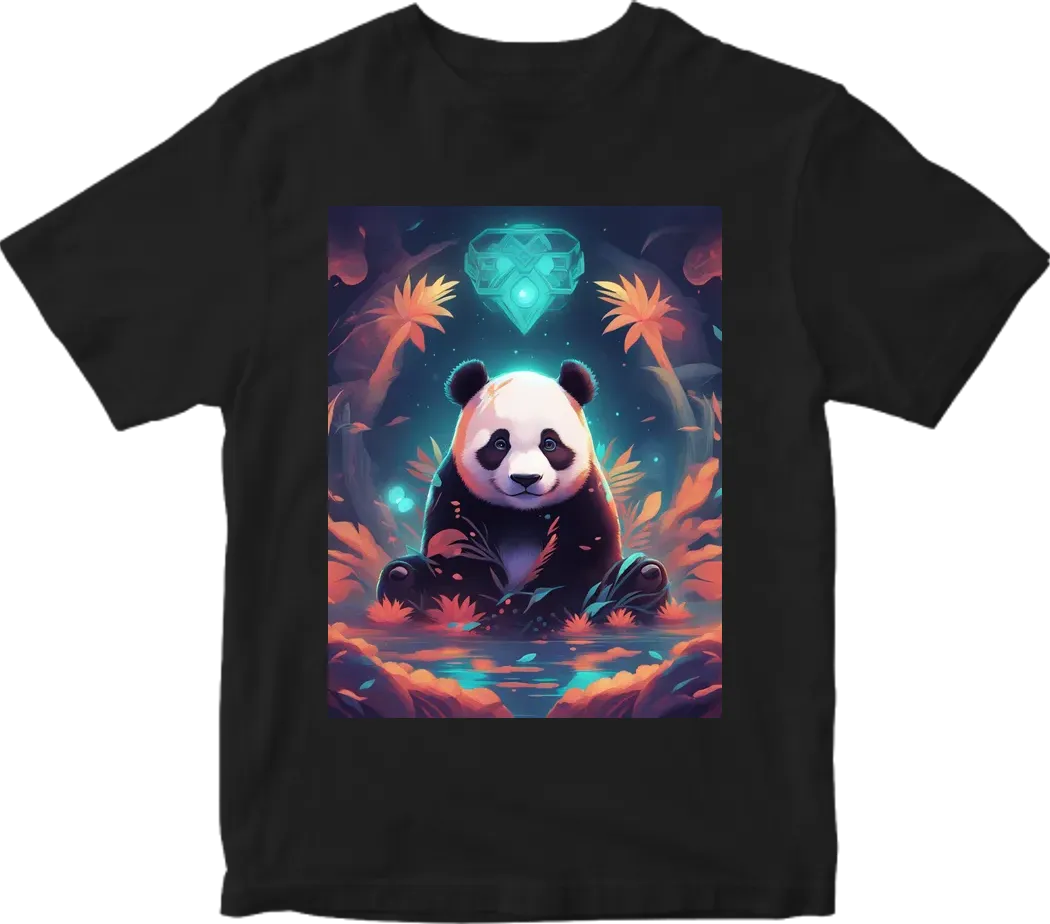 Panda on back