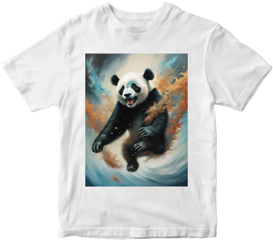 Panda jumping