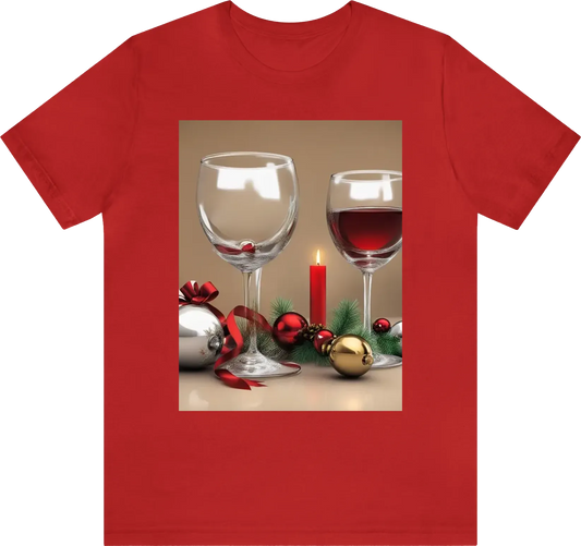 "Jingle bells and wine glasses."