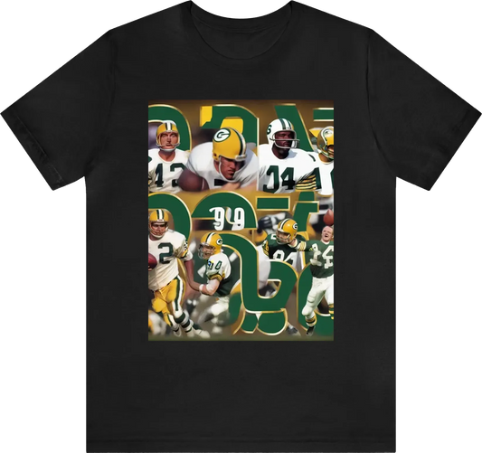 No. 3 for Tony Canadeo No. 4 for Brett Favre No. 14 for Don Hutson No. 15 for Bart Starr No. 66 for Ray Nitschke No. 92 for Reggie White