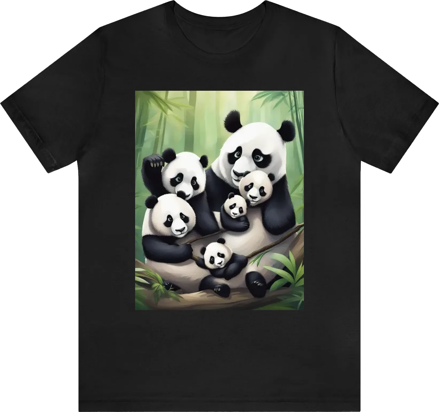 Family of pandas